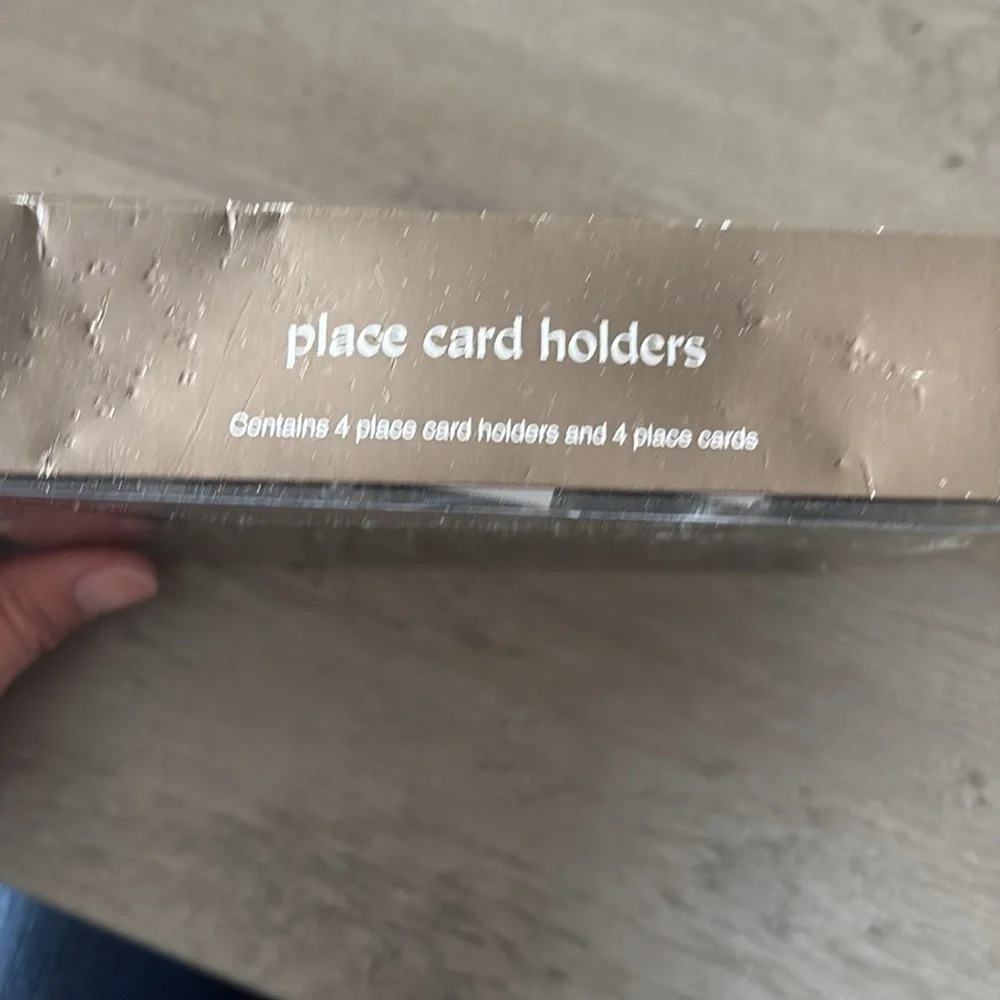 Pier 1 Eiffel tower place card holders set 4